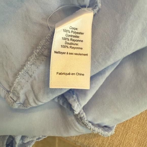 Lace A-Line Midi Dress in Light Blue - Picture 7 of 9